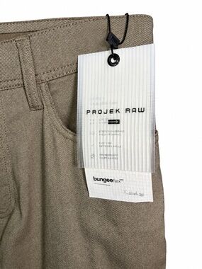 NWT Projek Raw Bungeeflex Stretch Pants - Brown - Size 32
